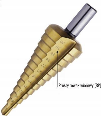 Actual product image Stalco Gradual Drill 3 EL.HSS-TIN RP 4-12/1 4-20/2 6-30/2 SET 3 EL. Perfect (4-20mm, 4-12mm)