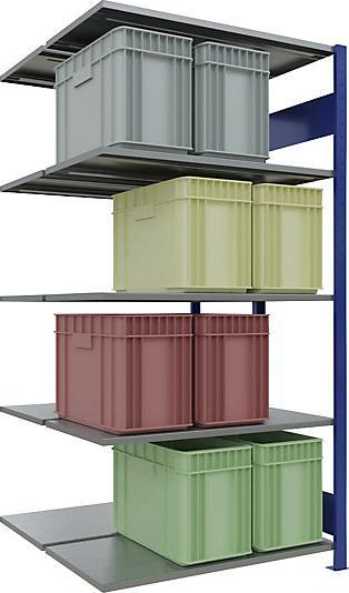Actual product image eurokraft pro Boltless shelving, double row