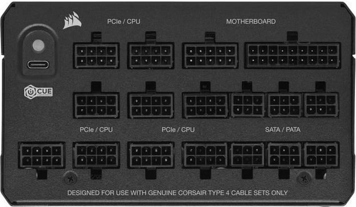 Actual product image Corsair HXi Series (2025), HX1500i, 1500 Watt, 80 PLUS Platinum, C20 Version (1500 W)