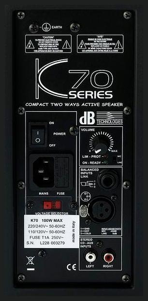 Actual product image dB Technologies Minibox K70 (Active)