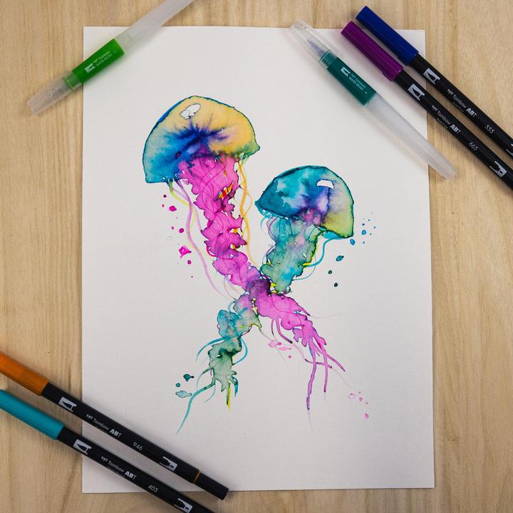 Image du produit Tombow Fun@Home Set Aquarelle (14x)