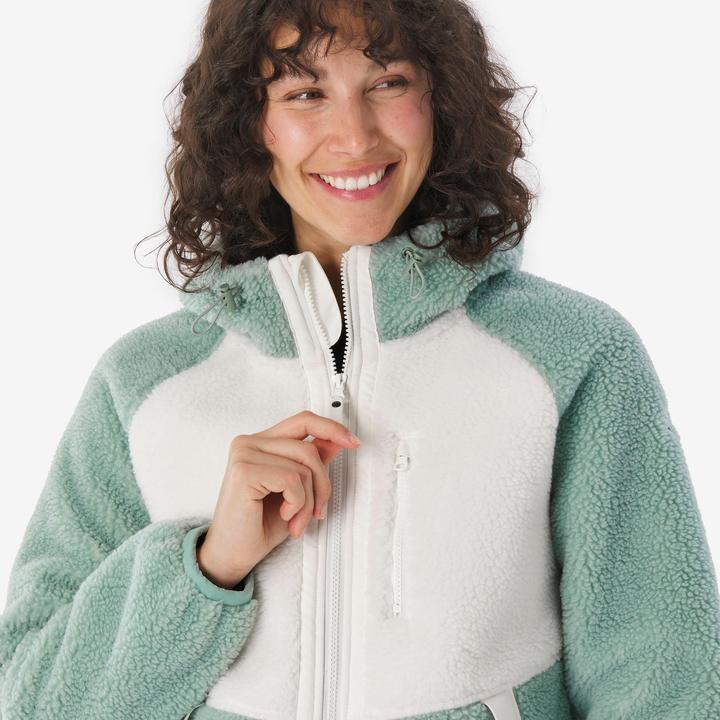 Image du produit Quechua Polaire de randonnée chaude femme, SH900 vert (XL)