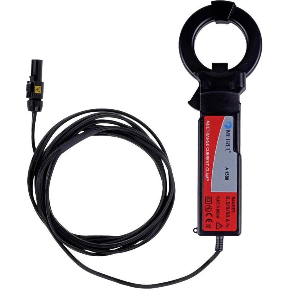 Metrel, Multimetro, A 1588 Adattatore per pinza amperometrica Campo di misura A/DC (intervallo): 0,50 - 50A