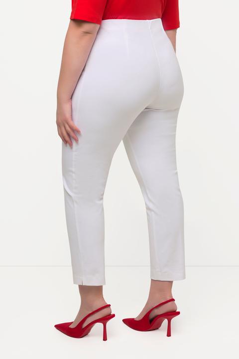 Actual product image Ulla Popken Cropped Stretch Blend Elastic Waistband Pants (54)