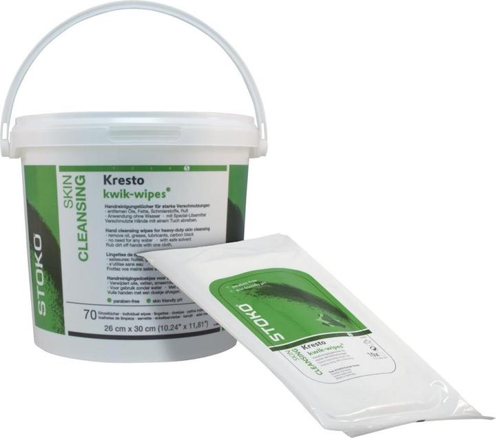 Actual product image Stoko Kresto Kwik-Wipes (Liquid soap, 70 Piece)