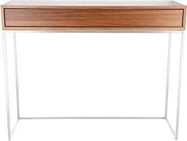 Actual product image Jan Kurtz DINA console table, frame: tubular steel luna silver (34 x 100 x 78 cm)