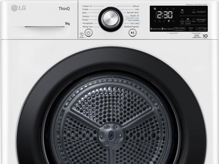Image du produit LG Sèche-linge Rh90v9avbn Thinq White e (9 kg, Droite)