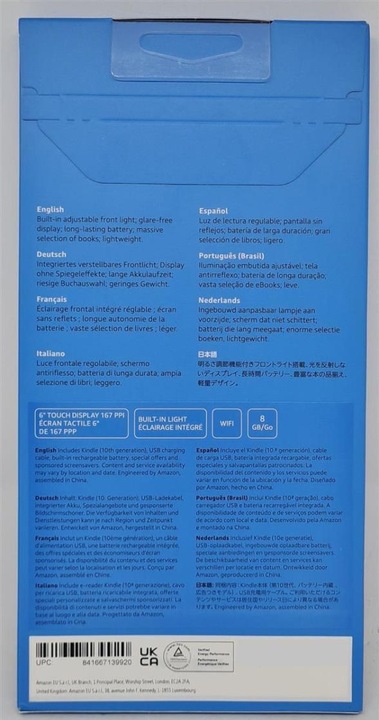 Produktbild Amazon Kindle with Special Offers (2019) (6", 8 GB, Schwarz)