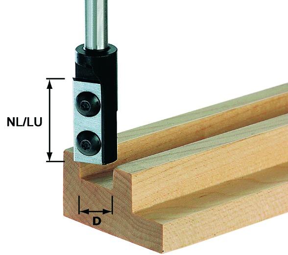 Actual product image Hws Grooving cutter with HM indexable inserts