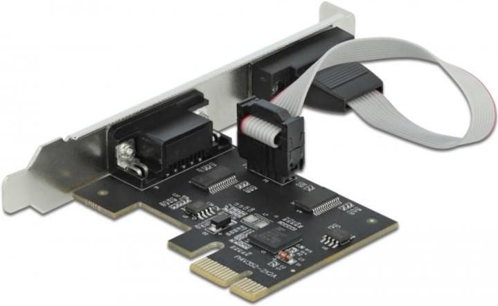 Actual product image Delock PCI Express card 90001 2x serial / RS-232
