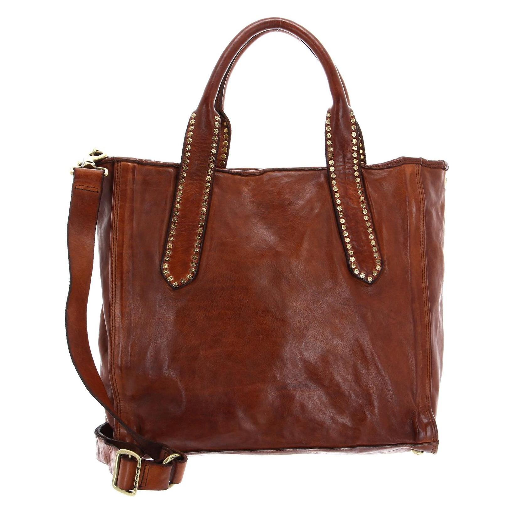 Campomaggi, Damen, Handtasche, Shopping Bag, Braun