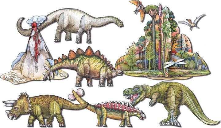 Produktbild Dinosaurier Bastelbogen