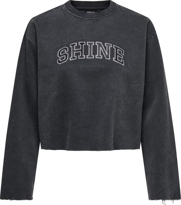 Actual product image Only Regular fit round neck sweatshirt Sweatshirt (L)