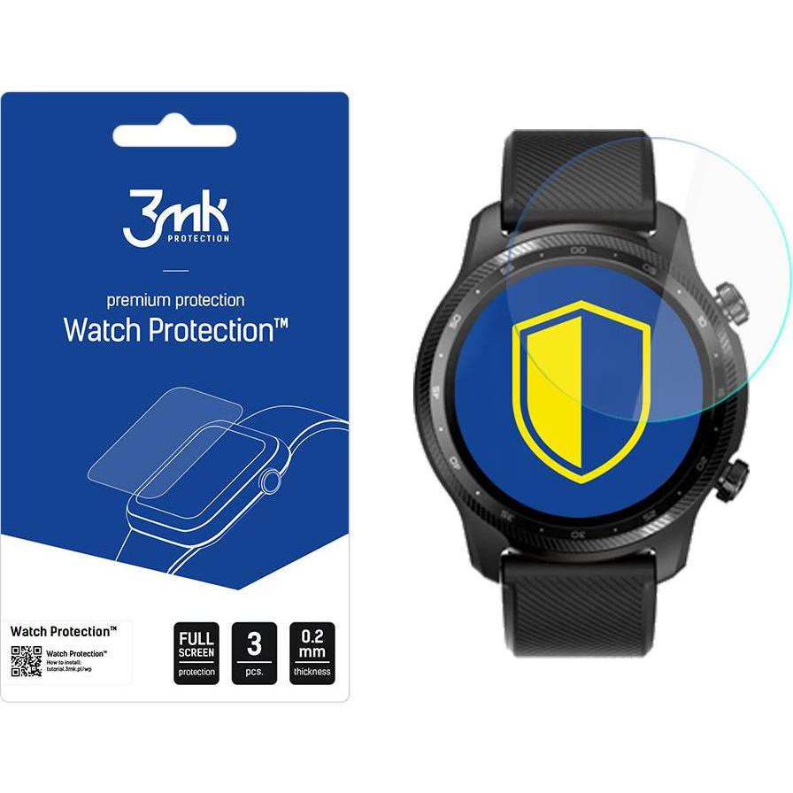 3MK Watch Protection v. FlexibleGlass Lite do TicWatch Pro 3 Ultra, Smartwatch Zubehör