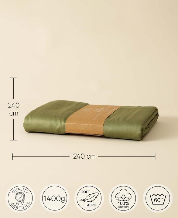 Produktbild Esmée Thia Olive, 240 x 240 cm (Duvetbezug, 240 x 240 cm)