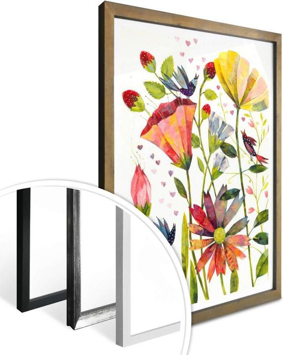 Produktbild Trenddeko Blanz - Wilde Sommerwiese (40 x 50 cm)