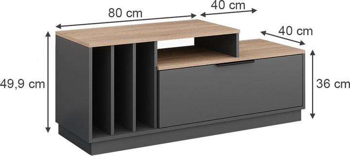 Produktbild Vicco Betti (120 x 40 x 49.90 cm)