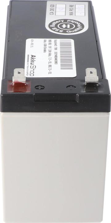 Actual product image SSB SBL 12V 7,2Ah Akku, 7.2-12L, SBL7.2-12L Akku, AGM Bleiakku (12 V, 7.20 Ah)