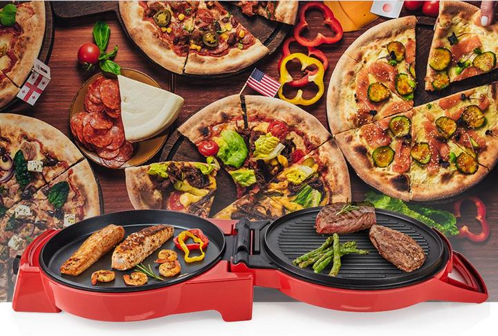 Image du produit Nedis FCPM100FRD Machine à pizza, aluminium
