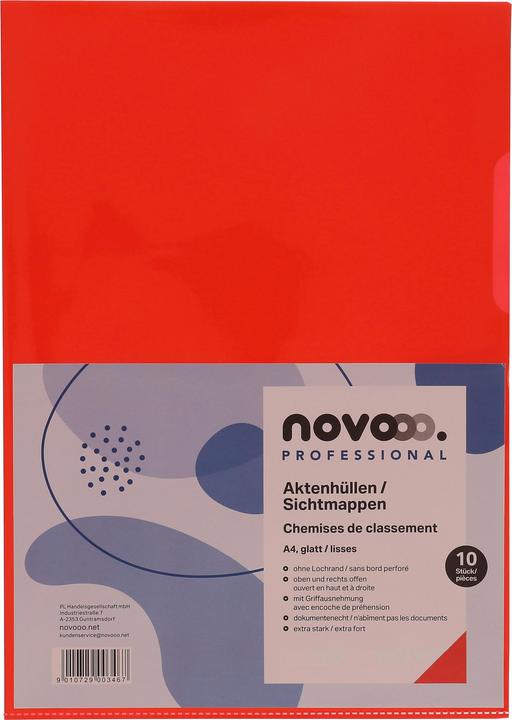 Immagine prodotto Novooo Cartelle Pro visual 150my A4 (A4, 10 x)