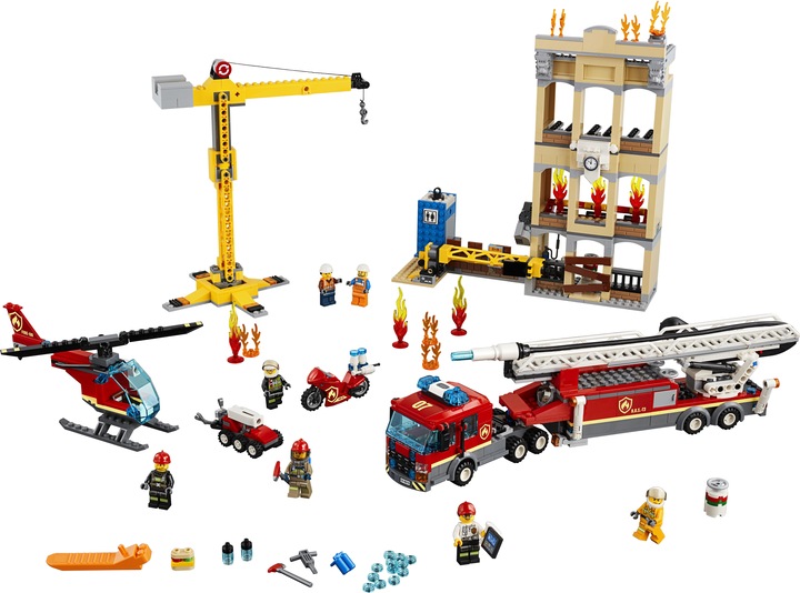 Actual product image LEGO Downtown Fire Brigade (60216, LEGO City)