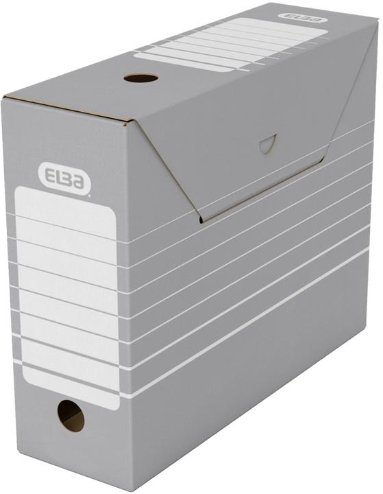 Image du produit Elba 100333274 Boîte à archives tric 10 cm de large 10 pièces pour dossiers suspendus avec onglets en (1 x)