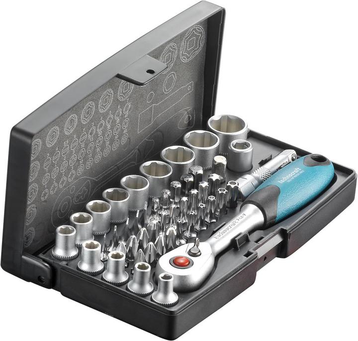 Actual product image technocraft Socket wrench set, 1/4