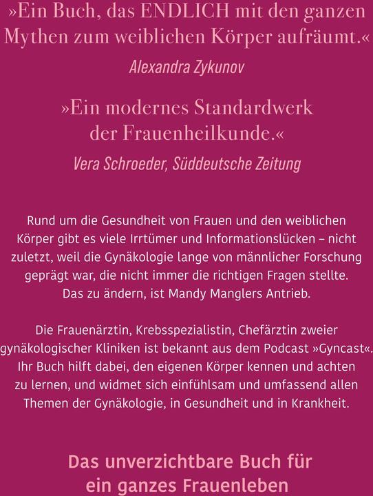 Actual product image Das grosse Gynbuch (German, Esther Kogelboom, Mandy Mangler, Prof Dr Mandy Mangler, Regina Carstensen, Smilla Lessmann, 2026)