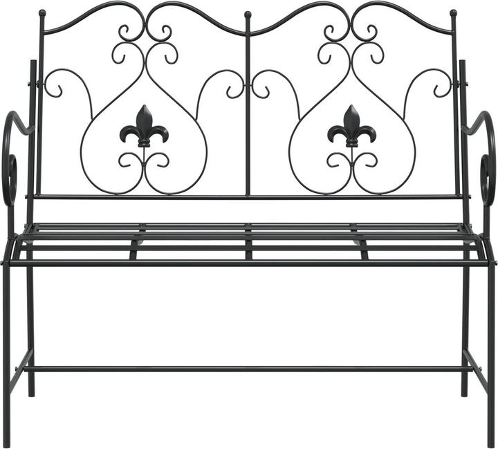 vidaXL Outdoor bench Metal Standard Robust garden bench