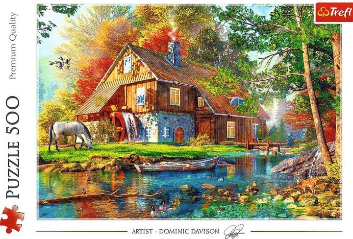 Produktbild Trefl Puzzle 500 - Ferienhaus am Fluss (500 Teile)