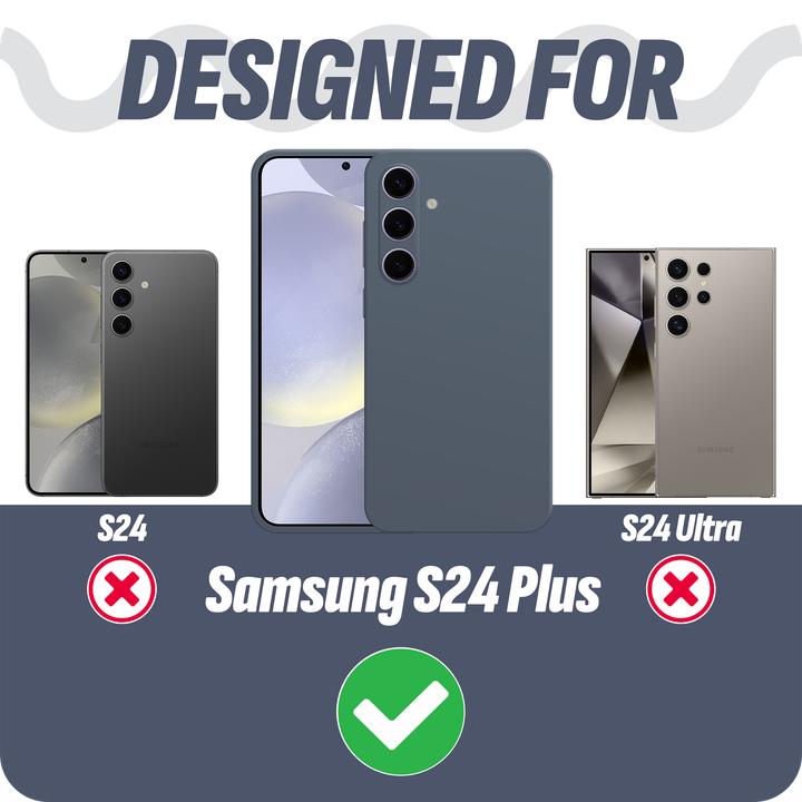 Produktbild Cazy Hülle Kompatibel mit Samsung Galaxy S24+ - Color TPU Schutz - (Samsung Galaxy S24+)