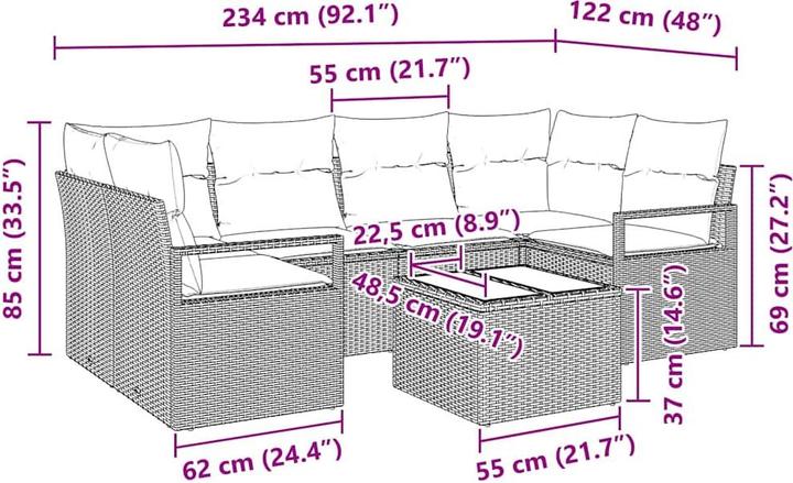 Produktbild vidaXL Amir