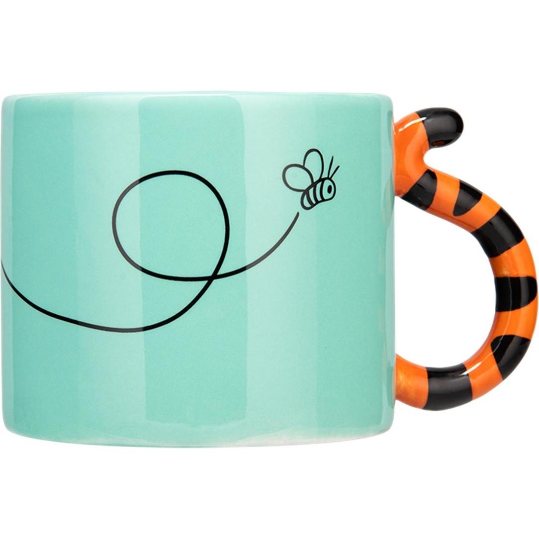Paladone Products Paladone Tazza 3D Winnie The Pooh Tigro, Tazza, Arancia, Turchese, Multicolore