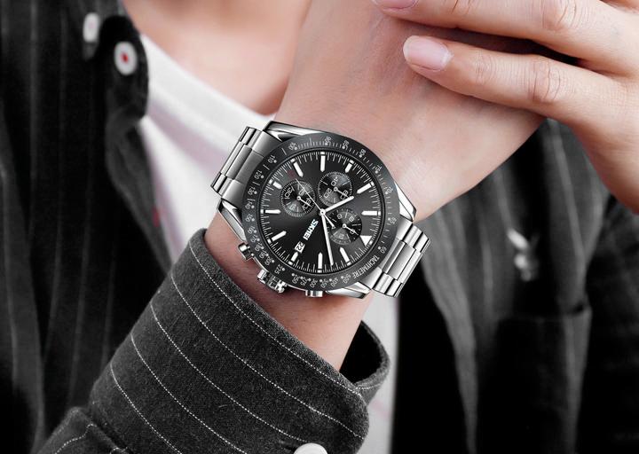 Immagine prodotto Skmei 9253SIBK Herrenuhr + BOX