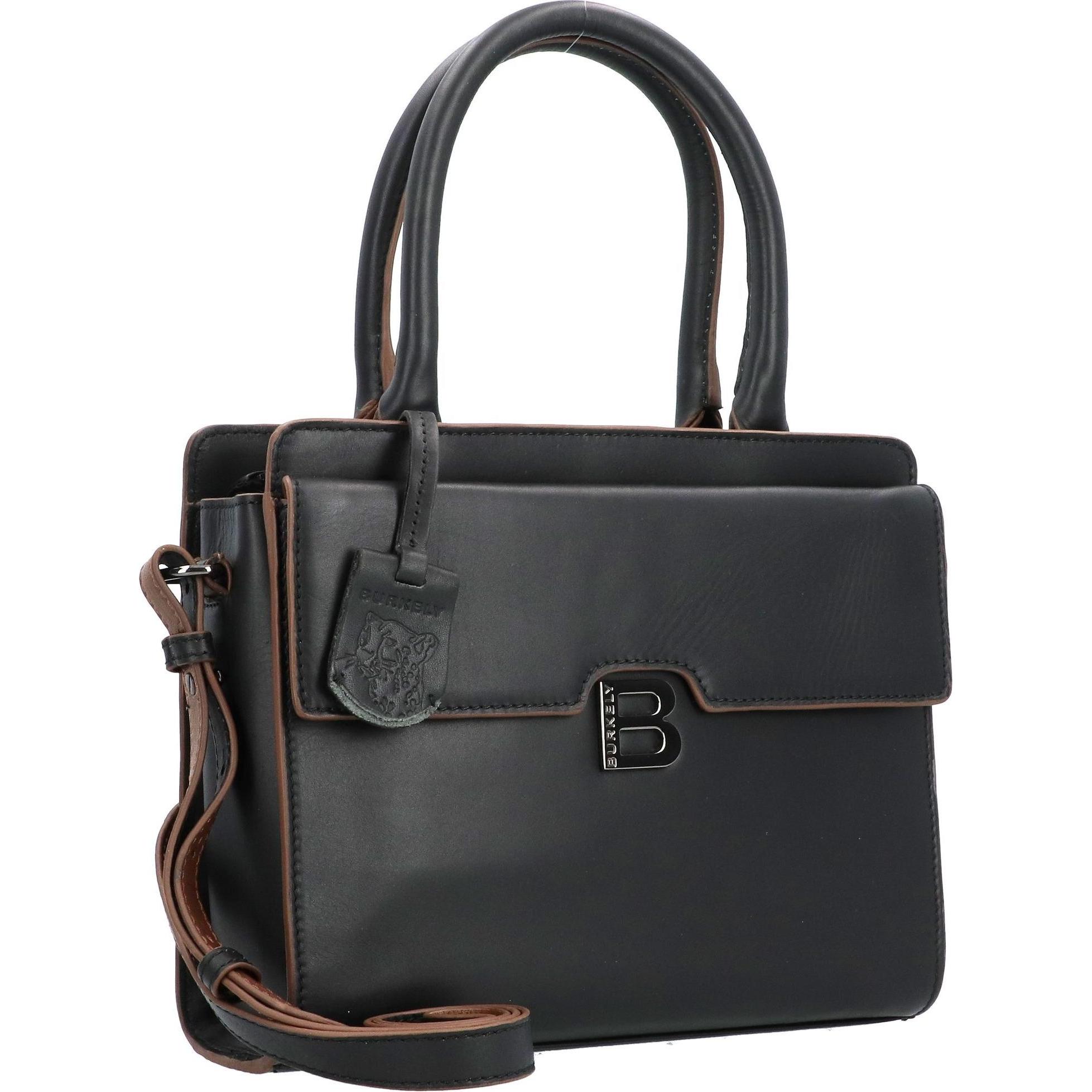 Thumbnail - Burkely, Handtasche, Modest Meghan Handtasche Leder 25 cm, Schwarz