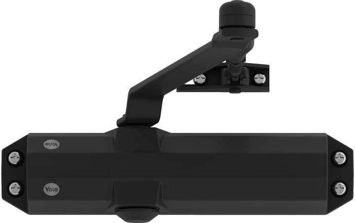 Produktbild Yale Türschliesser mit Standardarm, Serie 4500 Schwarz (Holztür, Indoor)