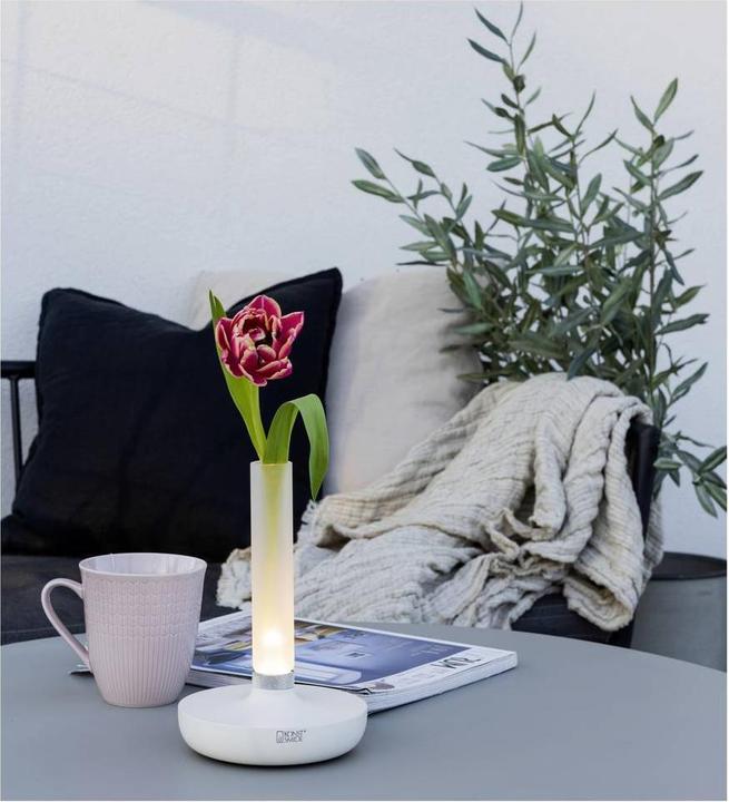 Produktbild Konstsmide Akku-Tischleuchte USB Biarritz, 1800 / 3000 / 4000 K, Weiss