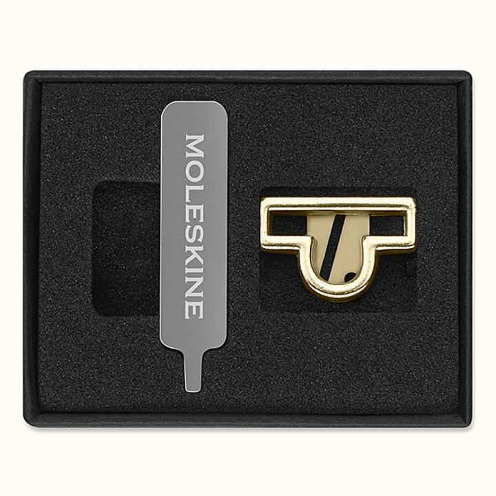Actual product image Moleskine Pins Libra Gold (No binding)