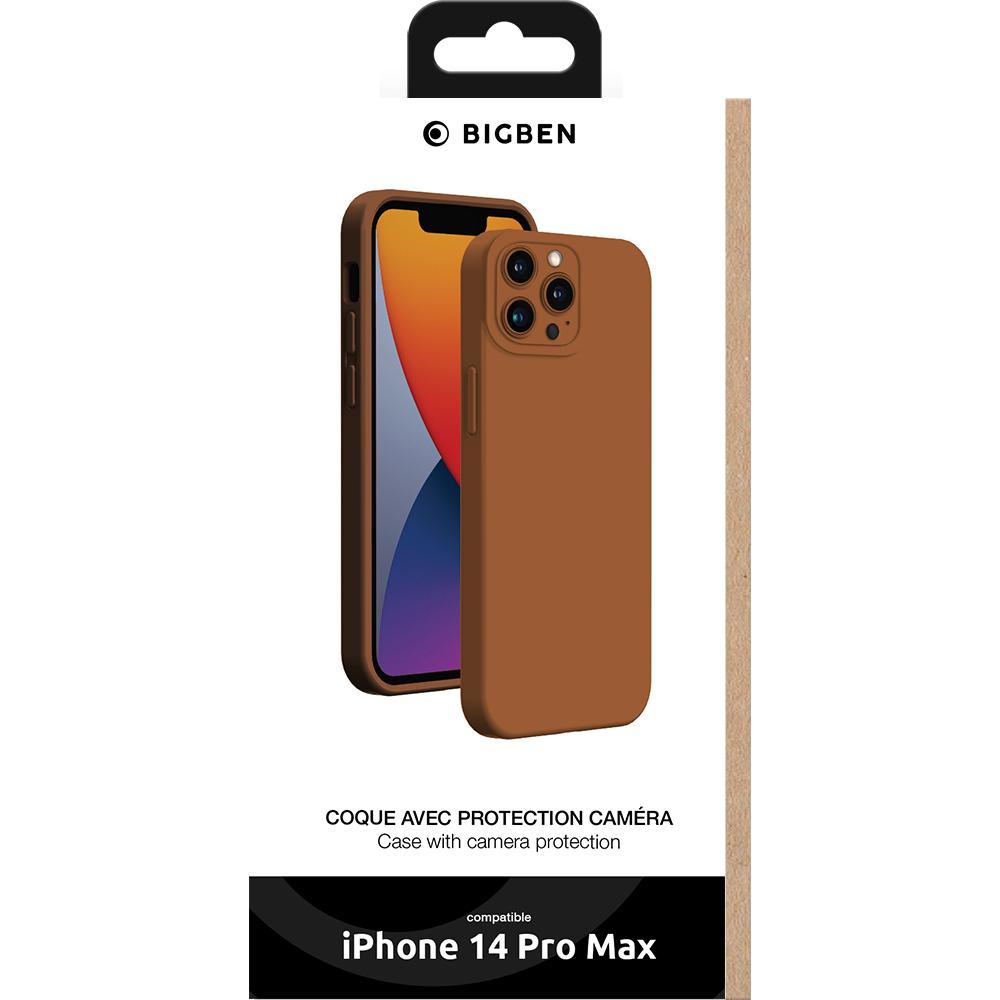 Thumbnail - Bigben Covfullip14pmt (Apple iPhone 14 Pro Max), Smartphone Hülle, Braun