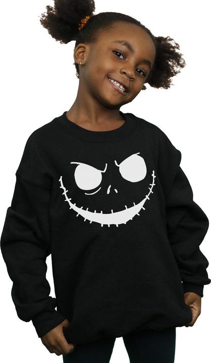 Produktbild Disney Nightmare Before Christmas Jack's Face Bold Sweatshirt Mädchen (104)