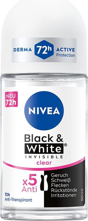 Image du produit NIVEA Black & White Invisible (Roll-on, 50 ml)
