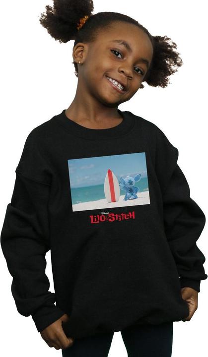 Produktbild Disney Lilo And Stitch Surf Beach Sweatshirt Mädchen (140, 146)