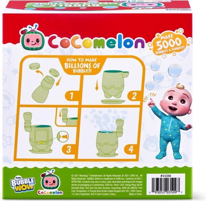 Immagine prodotto Zuru Macchina per la produzione di bolle di Cocomelon Eggsploder
