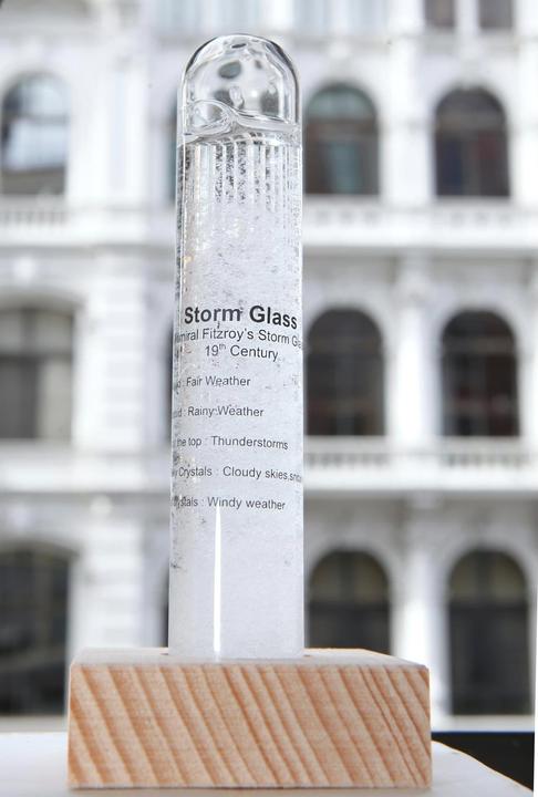 Actual product image Kikkerland Storm Glass