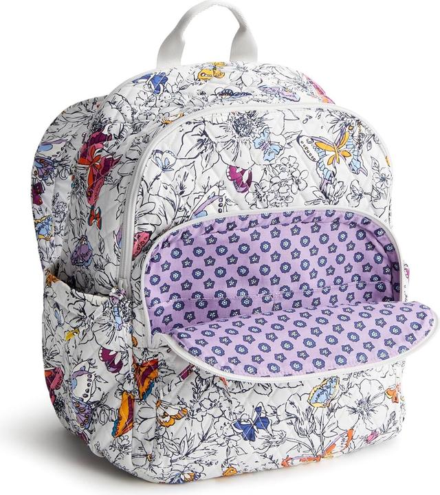 Actual product image Vera Bradley Bancroft Backpack Wing Bloom