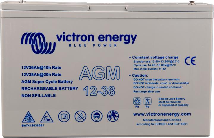Image du produit Victron Energy AGM Batterie (12 V, 38 Ah)
