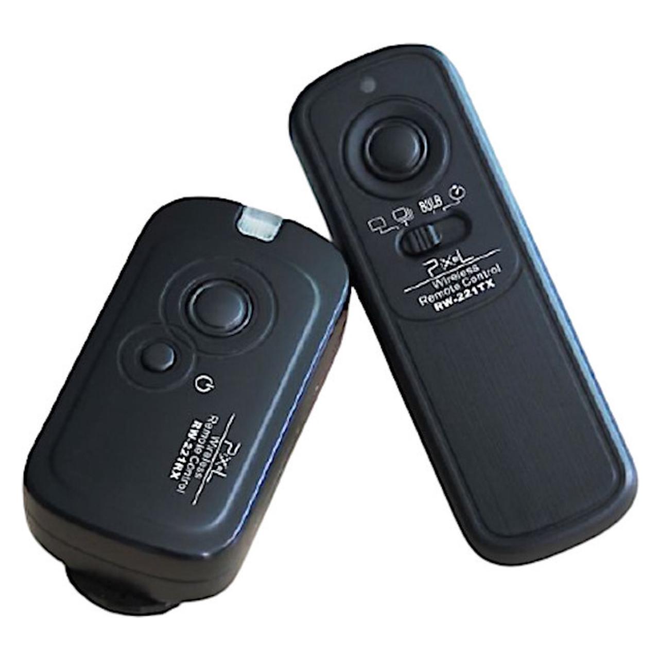 Pixel Fernauslöser Drahtloss Rw-221/S2 Oppilas Für Sony (Funk), Fernauslöser, Schwarz