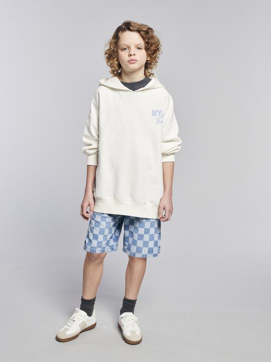 Actual product image Jonen Jungen Jeans-Bermudas mit Schachbrettmuster in Loose-Fit (134)