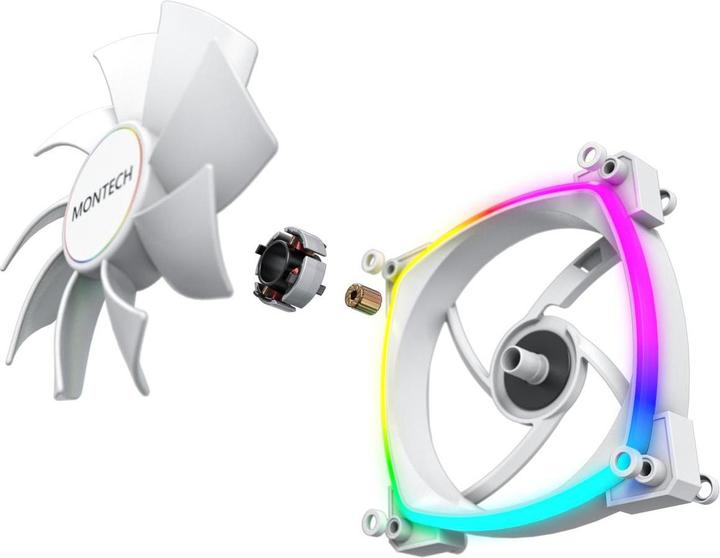 Actual product image Montech AX140 PWM - white (140 mm, 1x)