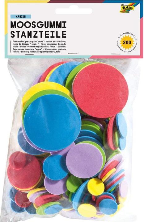 Produktbild Folia Moosgummi-Stanzteile Kreise